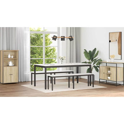 Matbord Vit 180 x 90 x 75 cm Massiv furu
