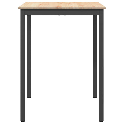 Barbord Naturfärg 80 x 80 x 105 cm Massiv furu