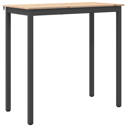 Barbord Naturfärg 110 x 55 x 105 cm Massiv furu