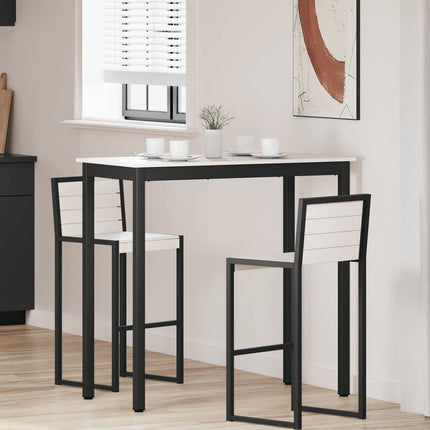 Barbord Vit 110 x 55 x 105 cm Massiv furu