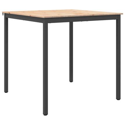 Barbord Naturfärg 110 x 110 x 105 cm Massiv furu
