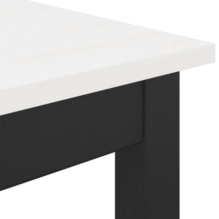 Barbord Vit 110 x 110 x 105 cm Massiv furu