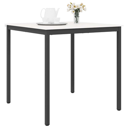 Barbord Vit 110 x 110 x 105 cm Massiv furu