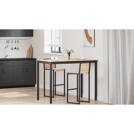 Barbord Naturfärg 140 x 80 x 105 cm Massiv furu