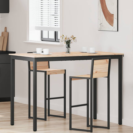Barbord Naturfärg 150 x 80 x 105 cm Massiv furu