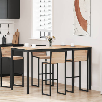 Barbord Naturfärg 180 x 90 x 105 cm Massiv furu