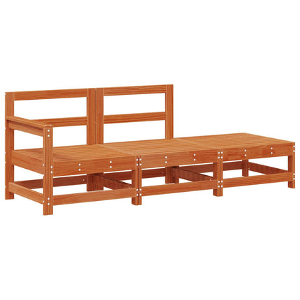 Sektionell Soffa Enheter Vaxad brun 190 x 62 x 70,5 cm