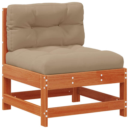 Sektionell Soffa Enheter Vaxad brun 190 x 62 x 70,5 cm