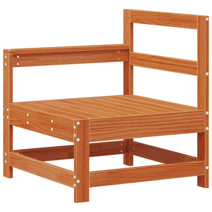 Sektionell Soffa Enheter 3 Stycke VaxBrun Massivt furu