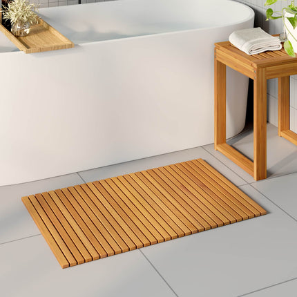 Badmatta Brun 80 x 50 cm Massivt Akaciaträ