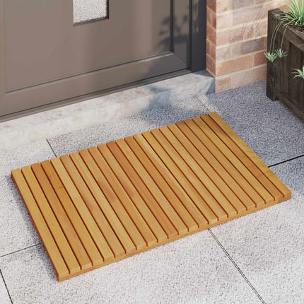 Badmatta Enfärgad Brun 80 x 50 cm trä