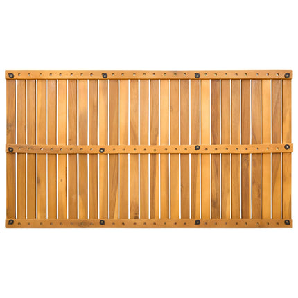 Badmatta Enfärgad Brun 100 x 55 cm trä