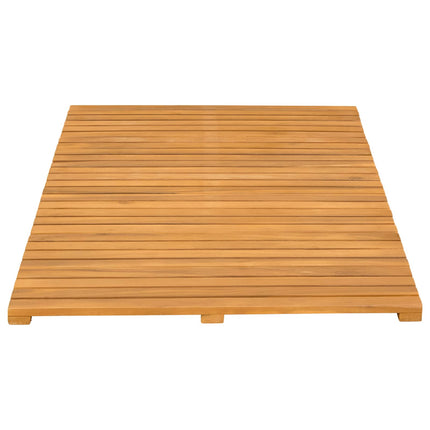 Badmatta Enfärgad Brun 100 x 55 cm Massivt Akaciaträ