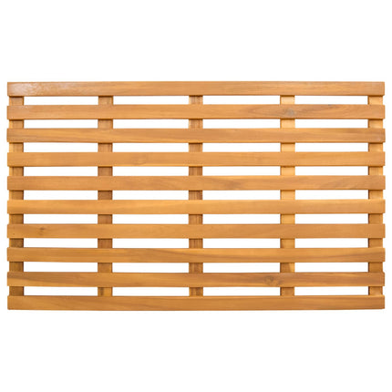 Badmatta Enfärgad Brun 80 x 48 x 2,5 cm trä