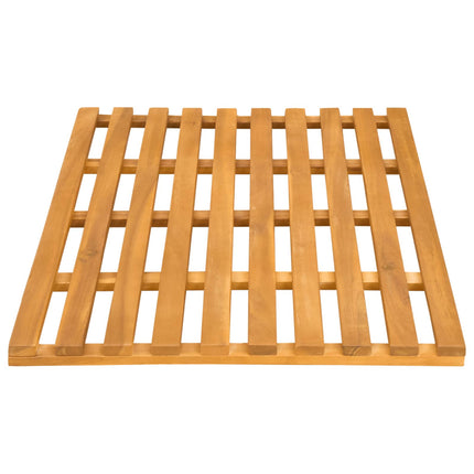 Badmatta Enfärgad Brun 80 x 48 x 2,5 cm trä