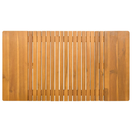 Badmatta Enfärgad Brun 100 x 55 cm trä
