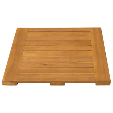 Badmatta Enfärgad Brun 60 x 40 cm trä