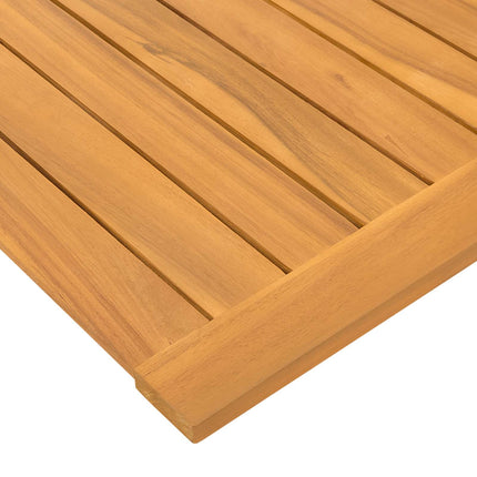 Badmatta Enfärgad Brun 80 x 50 cm trä