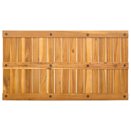 Badmatta Enfärgad Brun 100 x 55 cm trä