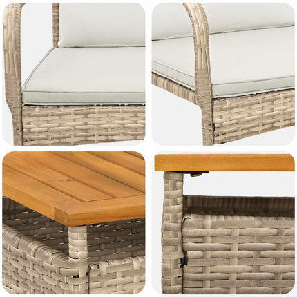 Trädgårdset Beige konstrotting