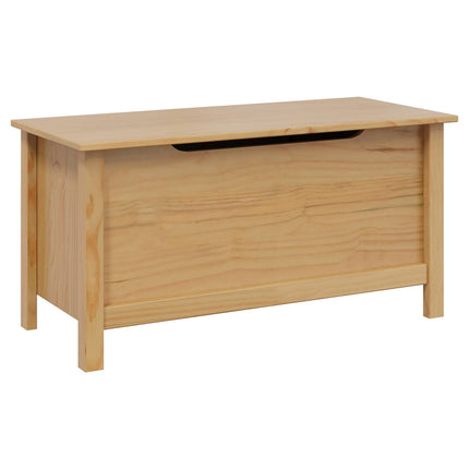 Förvaringslåda HILL Honung brun 90 x 40 x 45 cm Massivt furu