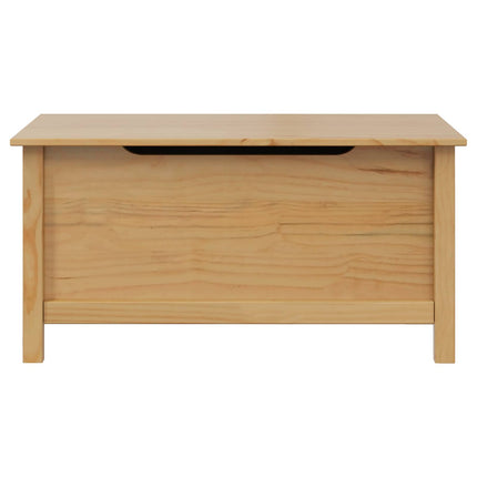 Förvaringslåda HILL Honung brun 90 x 40 x 45 cm Massivt furu