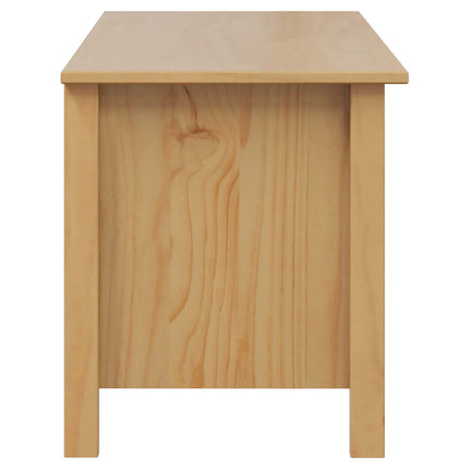Förvaringslåda HILL Honung brun 90 x 40 x 45 cm Massivt furu