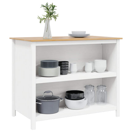Kököar HILL Vit 112 x 66 x 90 cm Massivt furu