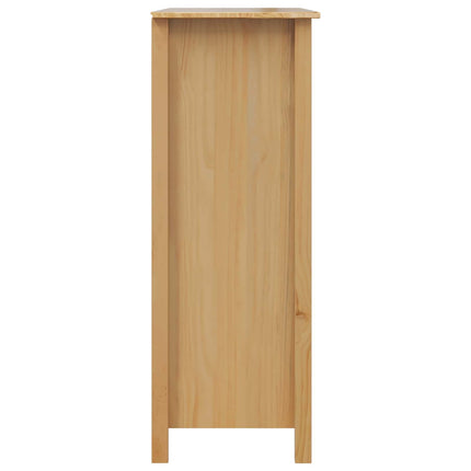 Vinskåp HILL Honung brun 79,5 x 40 x 107,5 cm Massiv furu