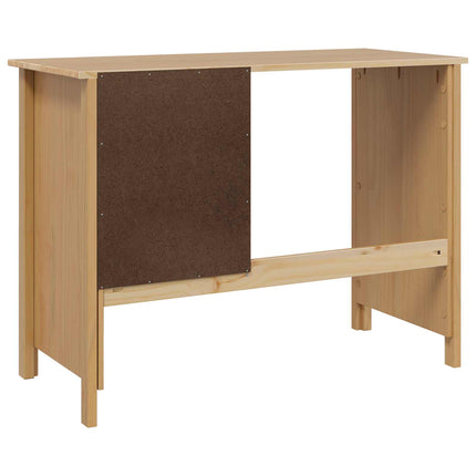 Skrivbord med Lådor med låda HILL Honung brun 100 x 45 x 74 cm