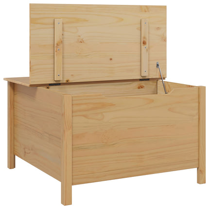 Kaffeebord HILL Honung brun 79,5 x 79,5 x 49 cm Massiv furu