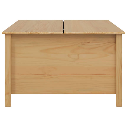 Kaffeebord HILL Honung brun 79,5 x 79,5 x 49 cm Massiv furu