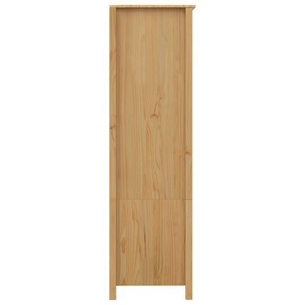 Garderob HILL Honung brun 84 x 50 x 170 cm Massivt furu