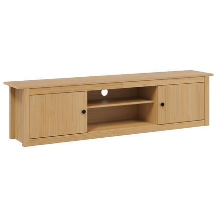 TV-ställ HILL Honung brun 158 x 40 x 39.5 cm Massivt furu