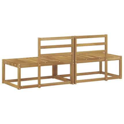 Modulsoffa utomhus 2 Stycke Vit 182,5 x 63 x 73 cm