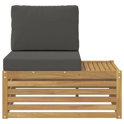 Utomhus modulsoffa Vit 91 x 63 x 73 cm Massivt Akaciaträ