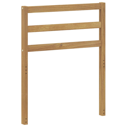 Armstöd Moduler 2 pcs Vit 59 x 4 x 73 cm Massivt Akaciaträ