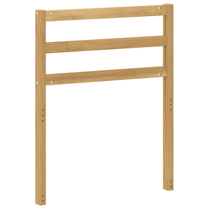 Armstöd Moduler 2 pcs Vit 59 x 4 x 73 cm Massivt Akaciaträ