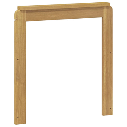 Armstödmodul 2 pcs Vit 59 x 6 x 61 cm Massivt Akaciaträ