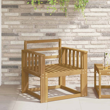 Armstödmodul 2 pcs Vit 60 x 6 x 61 cm Massivt Akaciaträ