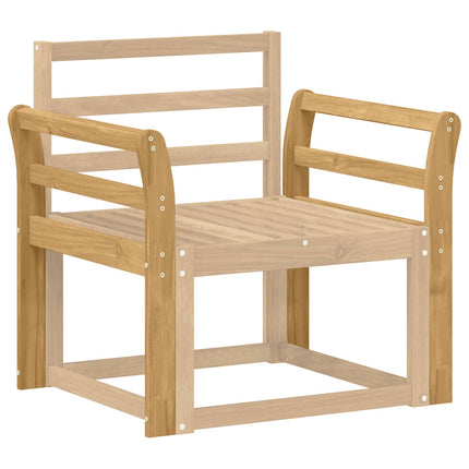 Armstödmodul 2 pcs Vit 58,5 x 8,5 x 60 cm Massivt Akaciaträ