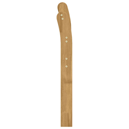 Armstödmodul 2 pcs Vit 58,5 x 8,5 x 60 cm Massivt Akaciaträ