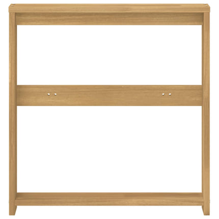 Armstödmodul 2 pcs Vit 58,5 x 10 x 61 cm Massivt Akaciaträ
