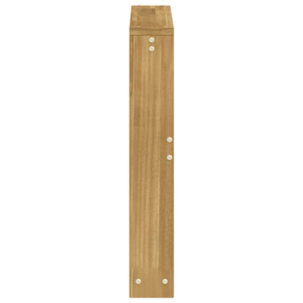 Armstödmodul 2 pcs Vit 58,5 x 10 x 61 cm Massivt Akaciaträ