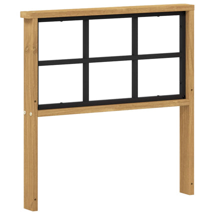Armstödmodul 2 pcs Vit 60 x 6 x 61 cm Massivt Akaciaträ