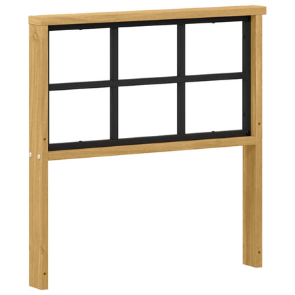 Armstödmodul 2 pcs Vit 60 x 6 x 61 cm Massivt Akaciaträ