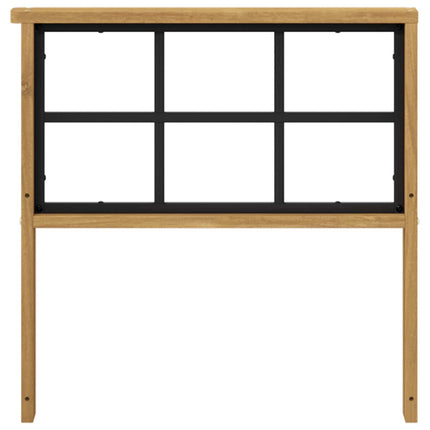 Armstödmodul 2 pcs Vit 60 x 6 x 61 cm Massivt Akaciaträ