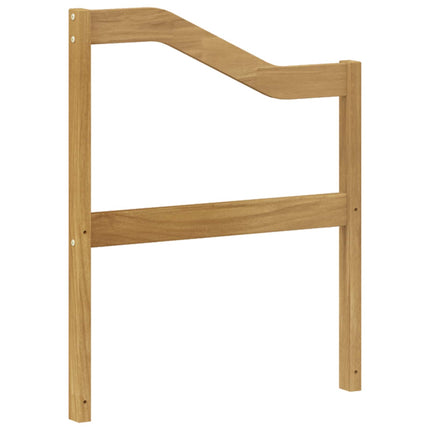 Armstöd Moduler 2 pcs Vit 59 x 4 x 73 cm Massivt Akaciaträ