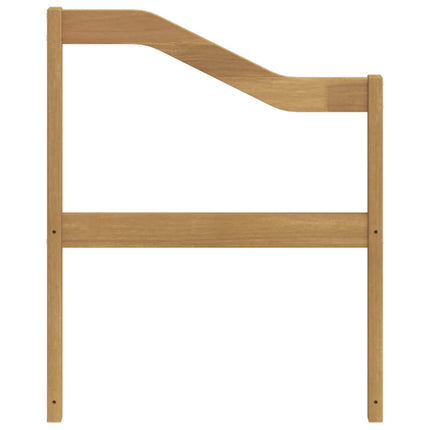 Armstöd Moduler 2 pcs Vit 59 x 4 x 73 cm Massivt Akaciaträ