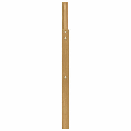 Armstöd Moduler 2 pcs Vit 59 x 4 x 73 cm Massivt Akaciaträ